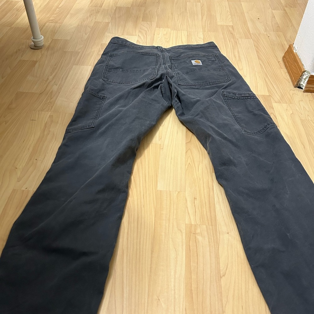 Carhartt Gray Cargo Pants Straight Leg